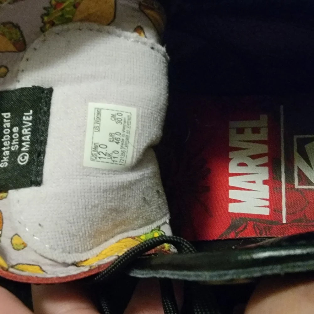 Vans Red High-Top Sneakers - Picture 7 of 9